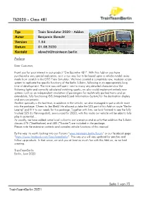 TS2020 – Class 481
