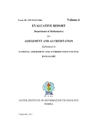 Mathematics for ASSESSMENT and ACCREDITATION Submitted To