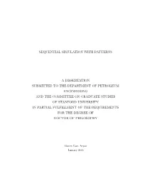 Sequential Simulation with Patterns
