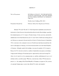 ABSTRACT Title of Dissertation: REVERSAL OF