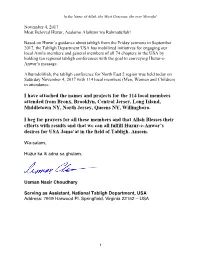 I Have Attached the Names and Projects for the 114 Local Members