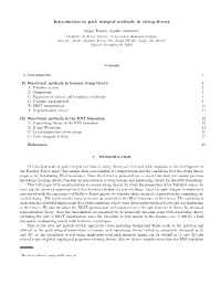 Introduction to Path Integral Methods in String Theory