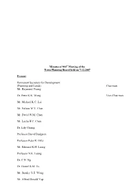 Minutes of 901 Meeting of the Town