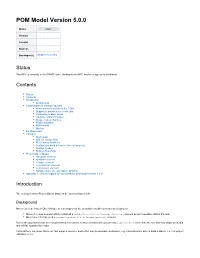 POM Model Version 5.0.0