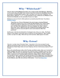 Why “Whiteland?” Why Exton?