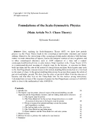 Foundations of the Scale-Symmetric Physics