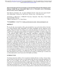 Initial Sequencing and Characterization of Gastrointestinal
