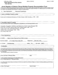 Itional Register of Historic Places Multiple Property
