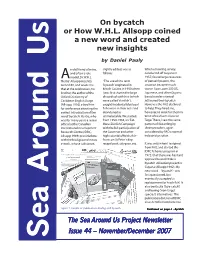 On Bycatch Or How W.H.L. Allsopp Coined a New Word and Created