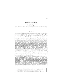 Mathematics in Musil
