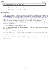 Use of Seek When Writing Or Reading Binary Files