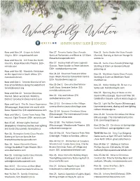 Wonderfully Winter WINTER Event Guide 2019-2020