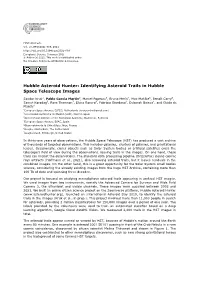 Hubble Asteroid Hunter: Identifying Asteroid Trails in Hubble Space Telescope Images