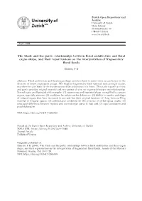 The Whole and the Parts: Relationships Between Floral Architecture and Floral Organ Shape, and Their Repercussions on the Interpretation of Fragmentary Floral Fossils