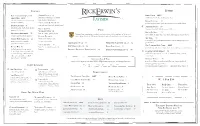 Eastside Menu 040621