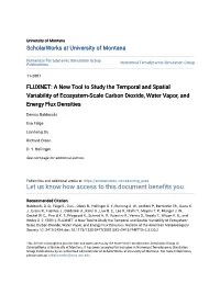 FLUXNET: a New Tool to Study the Temporal and Spatial Variability of Ecosystem-Scale Carbon Dioxide, Water Vapor, and Energy Flux Densities