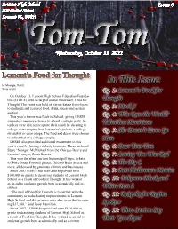 In This Issue: by Monique Devitt News Writer Pg