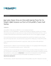 Jay Leno Goes One-On-One with Jamie Foxx for In- Depth Q&A