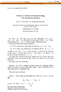 A Note on Varieties of Semiprime Rings with Semigroup Identities