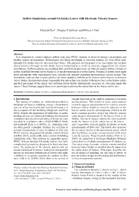 Airflow Simulations Around OA Intake Louver with Electronic Velocity