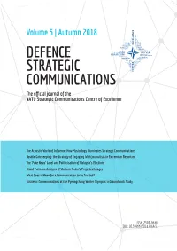 Defence Strategic Communications