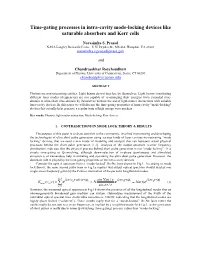 Light-Matter Interaction Processes Behind Intra-Cavity Mode Locking Devices”; SPIE Conf