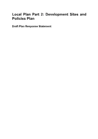 Local Plan Part 2: Development Sites and Policies Plan