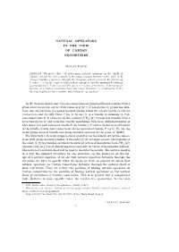 Natural Operators in the View of Cartan Geometries