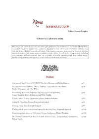 NEWSLETTER Editor: Francis Knights