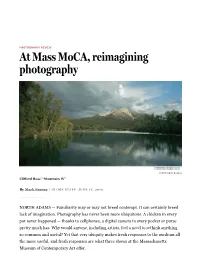 At Mass Moca, Reimagining Photography