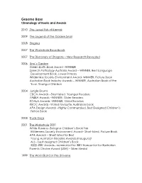 Graeme Base CV 2012
