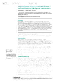 Immunoglobulin G4 (Igg4)-Related Sialadenitis and Dacryoadenitis with Chronic Rhinosinusitis