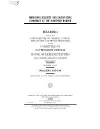Improving Security and Facilitating Commerce at the Northern Border