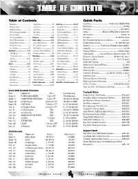 Table of Contents
