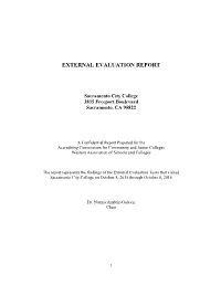 External Evaluation Report