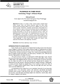 PILGRIMAGE AS THIRD SPACE: Contesting “Image” of Sunan Ampel