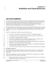 Aesthetics and Visual Resources