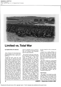 Limited Vs. Total War Brian W Brennan Armor; Sep/Oct 2002; 111, 5; Proquest Direct Complete Pg