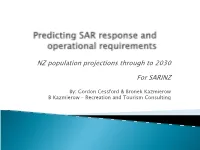 Predicting SAR Response and Operational Requirements