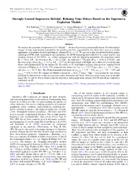 Strongly Lensed Supernova Refsdal: Refining Time Delays Based on the Supernova Explosion Models