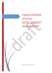 Emadlangeni Spatial Development Framework