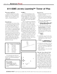 Learning™ Tower of Pisa