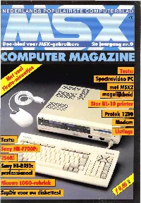 MSX Computer Magazine 9