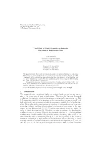 The Effect of Yield Strength on Inelastic Buckling of Reinforcing