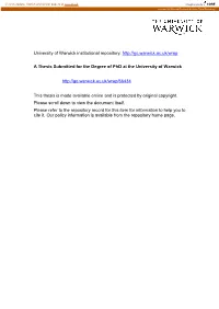 University of Warwick Institutional Repository