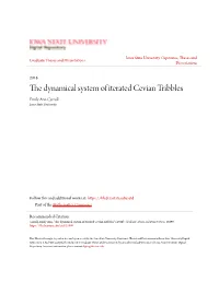 The Dynamical System of Iterated Cevian Tribbles Emily Ann Carroll Iowa State University
