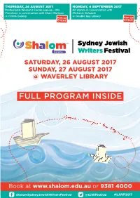Full Program Inside