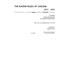 The Racing Rules of Sailing $2