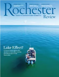 Lake E≠Ect? a Research Team Explores the Dynamics of Naturally Occurring Greenhouse Gases in the Great Lakes