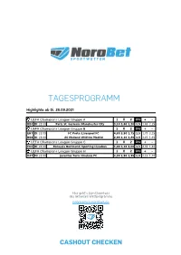 Tagesprogramm